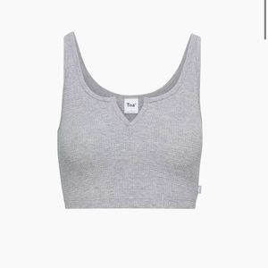 Aritzia TNA Cropped Waffle Tank